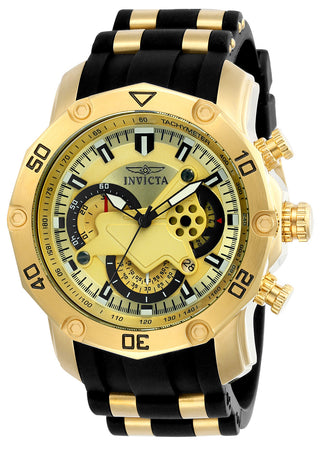 Reloj Invicta Pro Diver SCUBA para hombre - 50 mm, dorado, negro